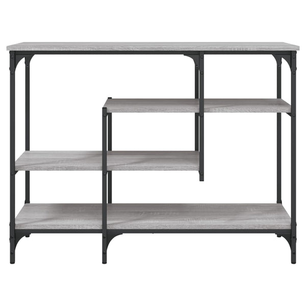 Konsolentisch Grau Sonoma 100 cm mit Ablagen