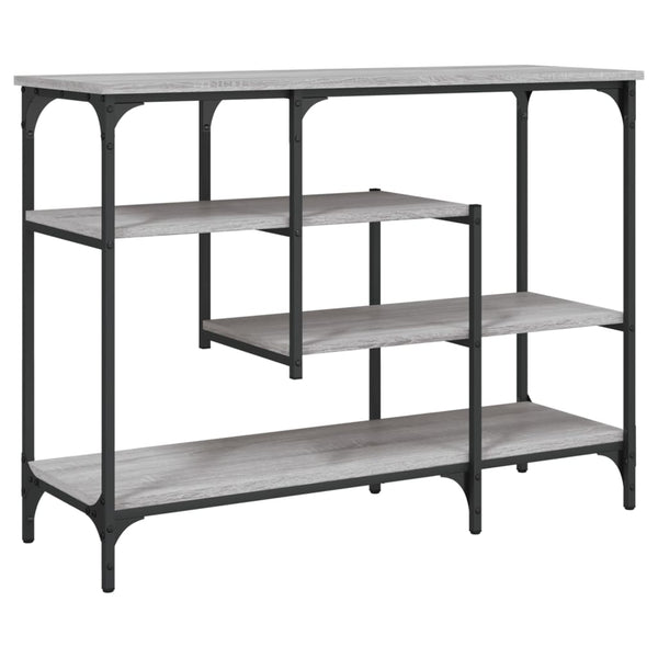 Konsolentisch Grau Sonoma 100 cm mit Ablagen