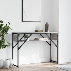 Konsolentisch Grau Sonoma 105cm mit Ablage