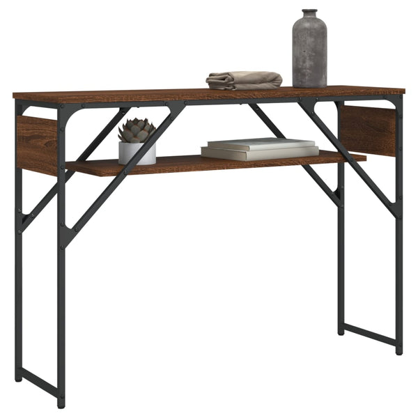 Konsolentisch Braun Eichen-Optik 105 cm