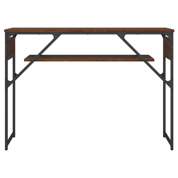 Konsolentisch Braun Eichen-Optik 105 cm
