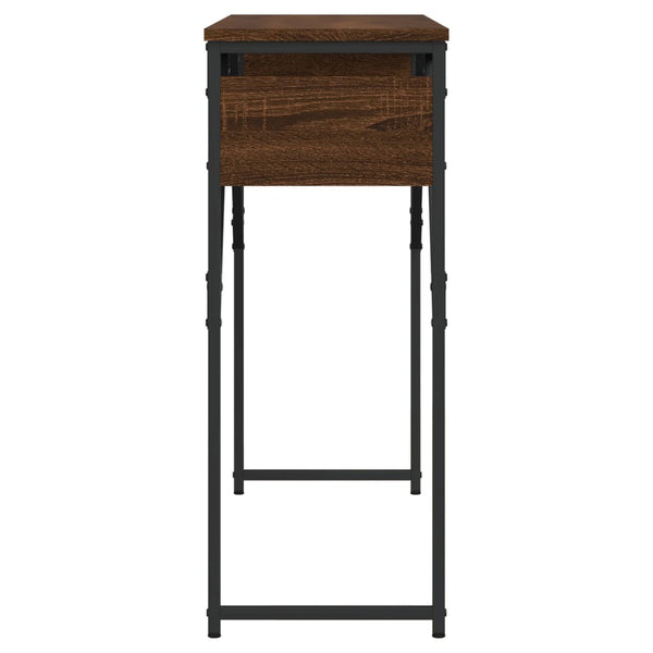 Konsolentisch Braun Eichen-Optik 105 cm