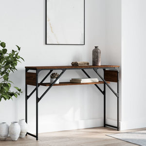 Konsolentisch Braun Eichen-Optik 105 cm