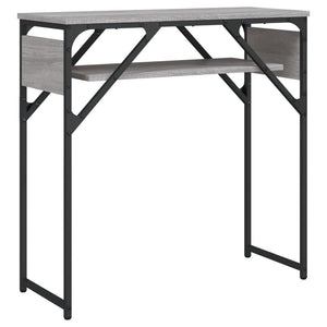 Konsolentisch Grau Sonoma 75cm mit Ablage