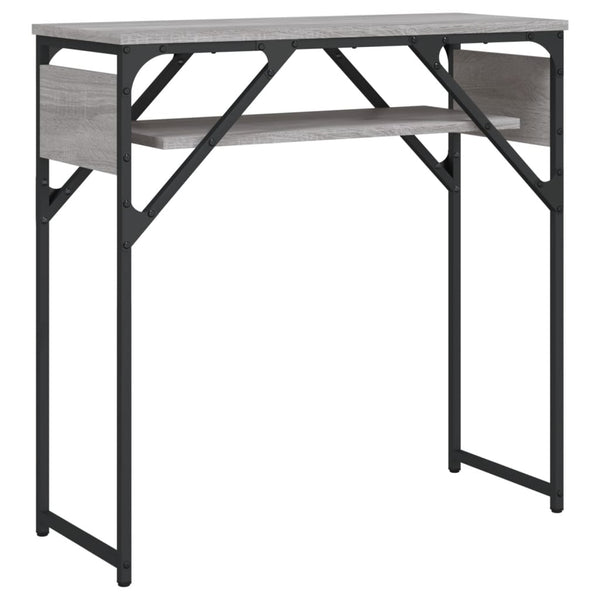 Konsolentisch Grau Sonoma 75cm mit Ablage