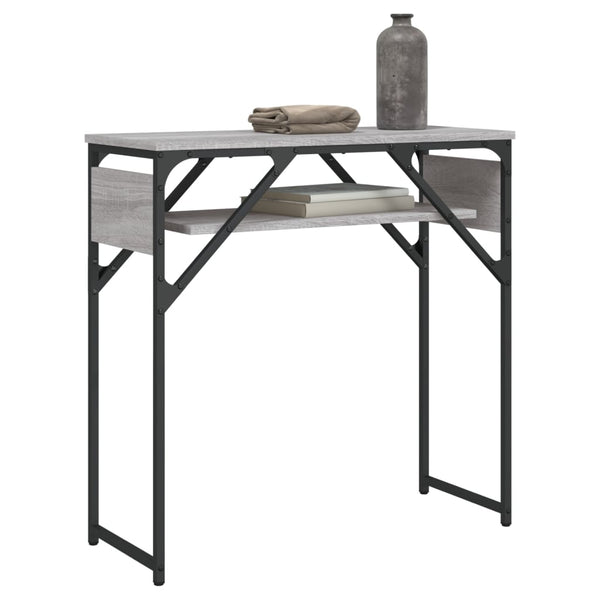 Konsolentisch Grau Sonoma 75cm mit Ablage