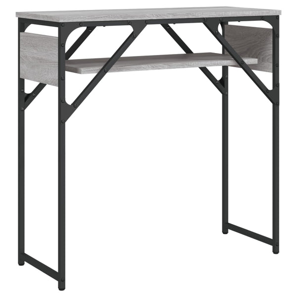 Konsolentisch Grau Sonoma 75cm mit Ablage