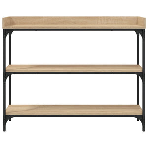 Konsolentisch Sonoma-Eiche mit Ablagen 100x30x80 cm