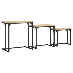 Satztische 3er Set Sonoma Eiche