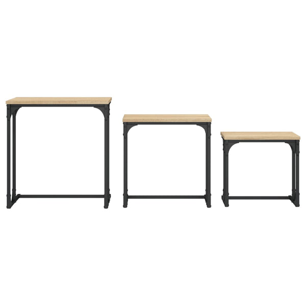 Satztische 3er Set Sonoma Eiche