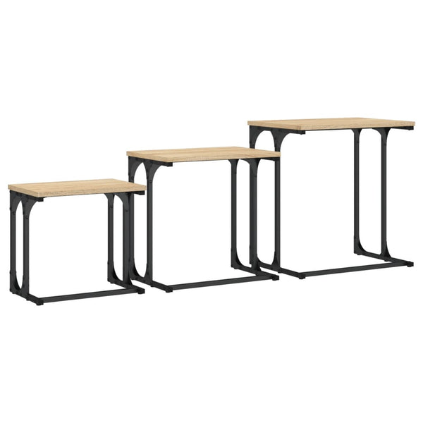 Satztische 3er Set Sonoma Eiche