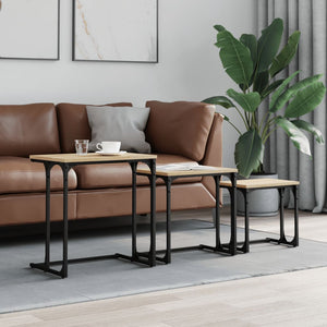 Satztische 3er Set Sonoma Eiche