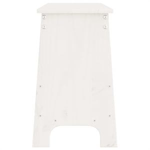 Weiße Flurbank Kiefer Massivholz 160cm
