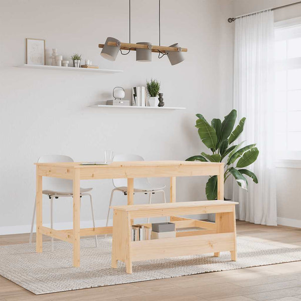 Massivholz Flurbank Kiefer 100 cm