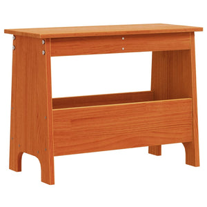 Flurbank Kiefer Massivholz Wachsbraun 60cm