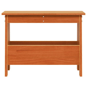 Flurbank Kiefer Massivholz Wachsbraun 60cm