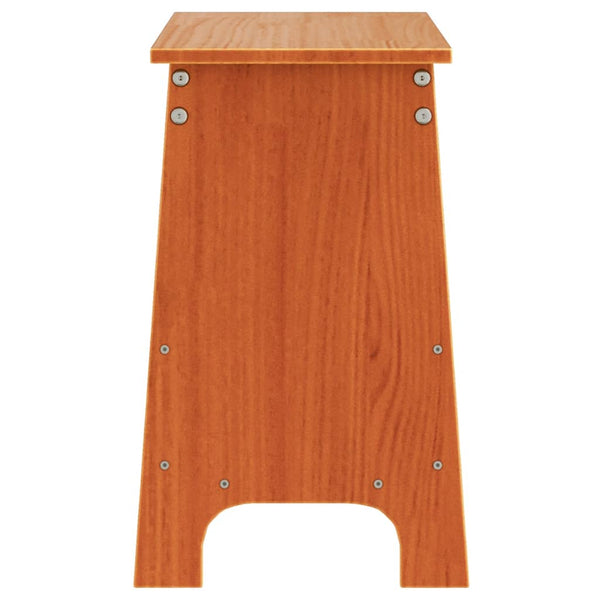 Flurbank Kiefer Massivholz Wachsbraun 60cm