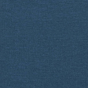 Blaue Sitzbank mit Kissen, 113 cm