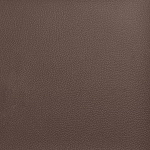 Sitzbank Braun Kunstleder mit Rückenlehne