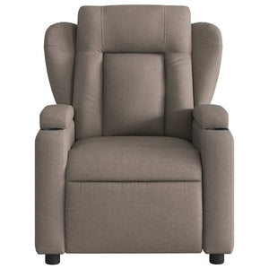 Massage-Relaxsessel Taupe Stoff
