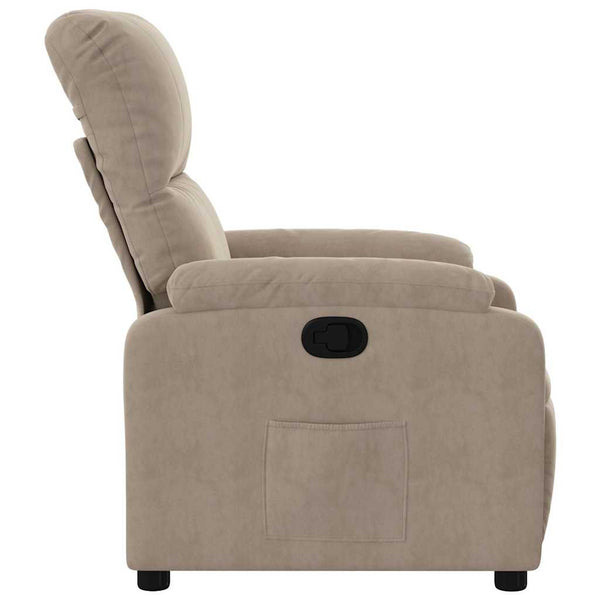 Relaxsessel Taupe Mikrofaser