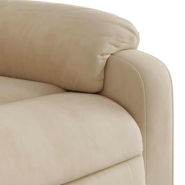 Relaxsessel Creme Mikrofaser