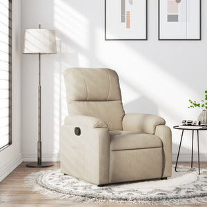 Relaxsessel Creme Mikrofaser