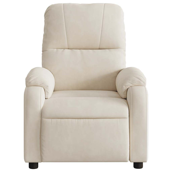 Beiger Relaxsessel mit Mikrofaserbezug