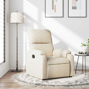 Beiger Relaxsessel mit Mikrofaserbezug