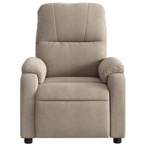 Massagesessel Taupe Mikrofaser
