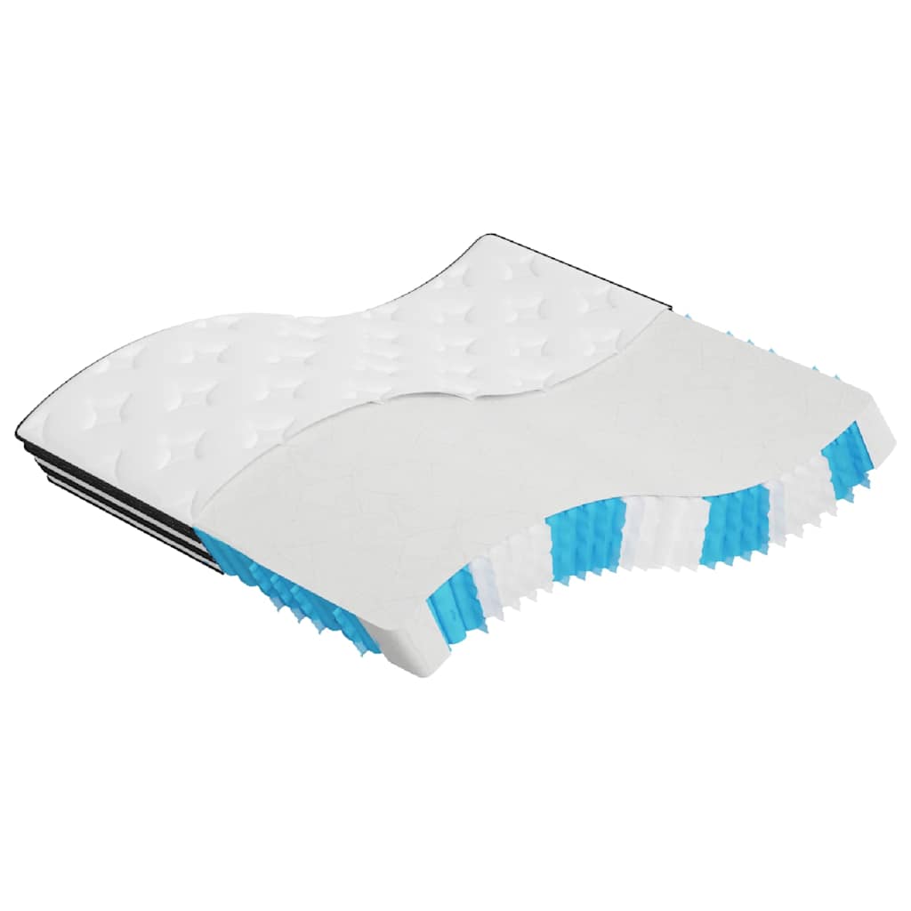vidaXL Matelas à ressorts ensachés fermeté moyenne 180x200 cm