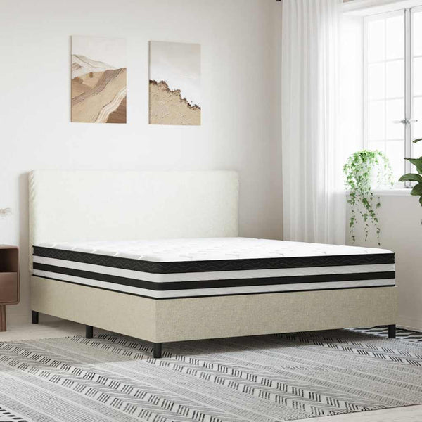 vidaXL Matelas à ressorts ensachés fermeté moyenne 180x200 cm