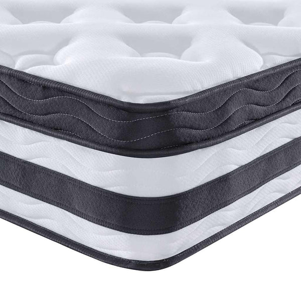 vidaXL Matelas à ressorts ensachés fermeté moyenne 180x200 cm