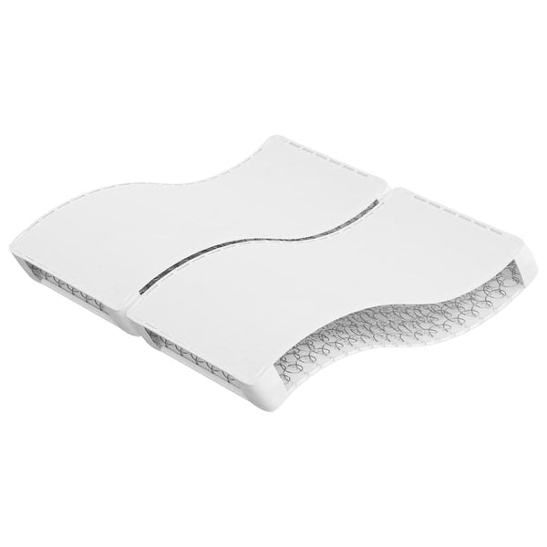 vidaXL Matelas à ressorts Bonnell fermeté moyenne 200x200 cm