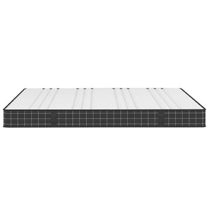 vidaXL Matelas à ressorts Bonnell fermeté moyenne 200x200 cm