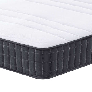 vidaXL Matelas à ressorts Bonnell fermeté moyenne 200x200 cm