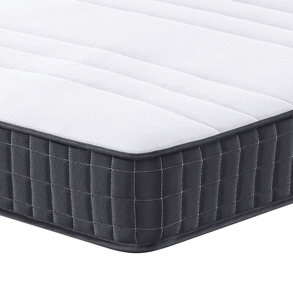vidaXL Matelas à ressorts Bonnell fermeté moyenne 200x200 cm