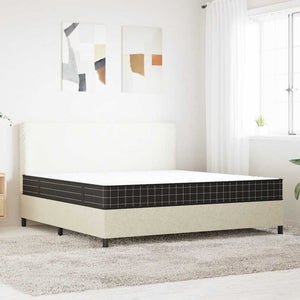 vidaXL Matelas à ressorts Bonnell fermeté moyenne 200x200 cm