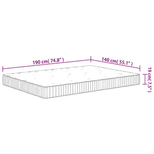Taschenfederkernmatratze Mittel 140x190 cm