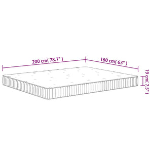 Taschenfederkernmatratze Mittel 160x200 cm