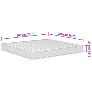 Schaumstoffmatratze Mittelweich 200x200 cm