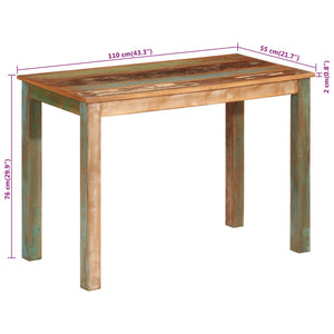 Esstisch Altholz Massiv 110x55 cm