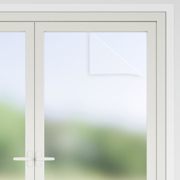 Matte graue Fensterfolie