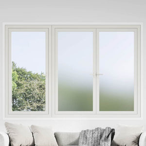 Matte graue Fensterfolie