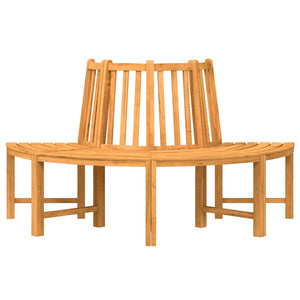 vidaXL Bancs d'arbre 2 pcs. Semi-circulaires Ø 160 cm Bois de teck massif