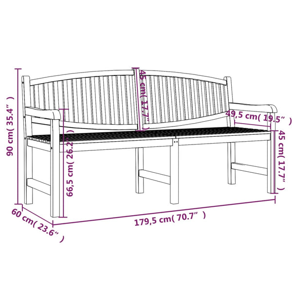 vidaXL Ensemble repas de jardin 4 pcs Bois de teck massif