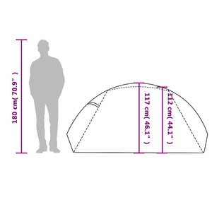 Wasserdichtes 2-Personen-Kuppelzelt - Grün