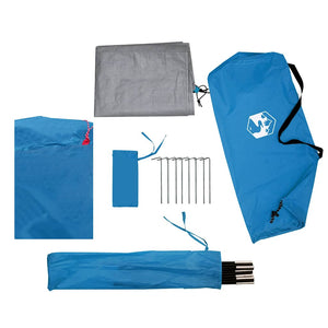 2-Personen-Kuppelzelt - Blau