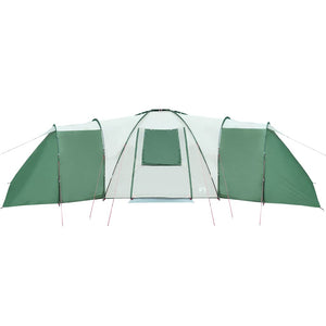 vidaXL Tente dôme familiale 12 personnes Verte Imperméable