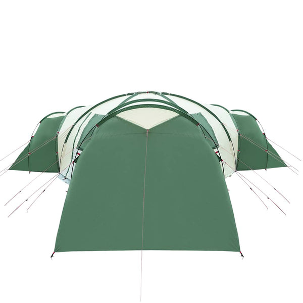 vidaXL Tente dôme familiale 12 personnes Verte Imperméable